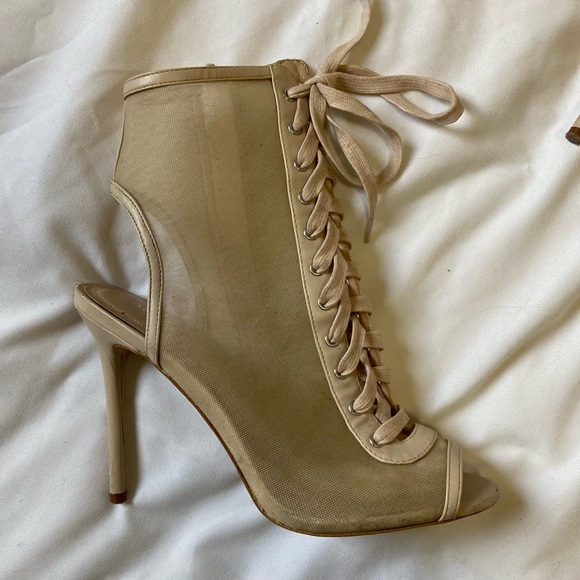 Beige High Heels